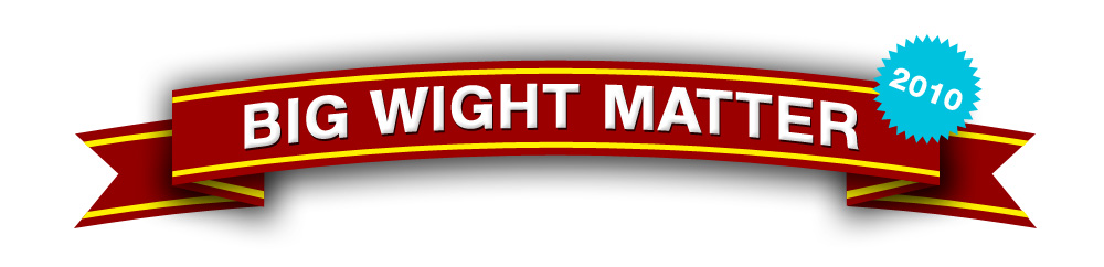 Walking for charity - Big Wight Matter 2010 Logo