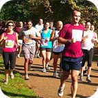 running for charity - brain tumour awareness month
