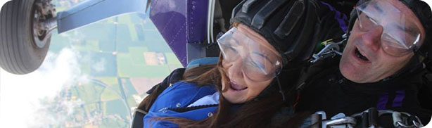Kristis Sky Dive for brain tumour patients and carers 