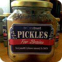 Pickles for brains - fundraising for brain tumour support