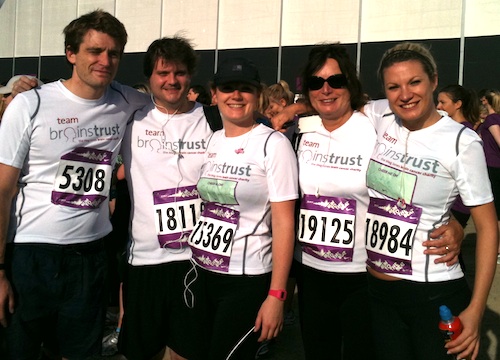 team brainstrust - the bridgeman family at Run to the Beat