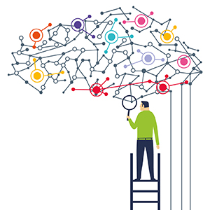 brain tumour data graphic on white