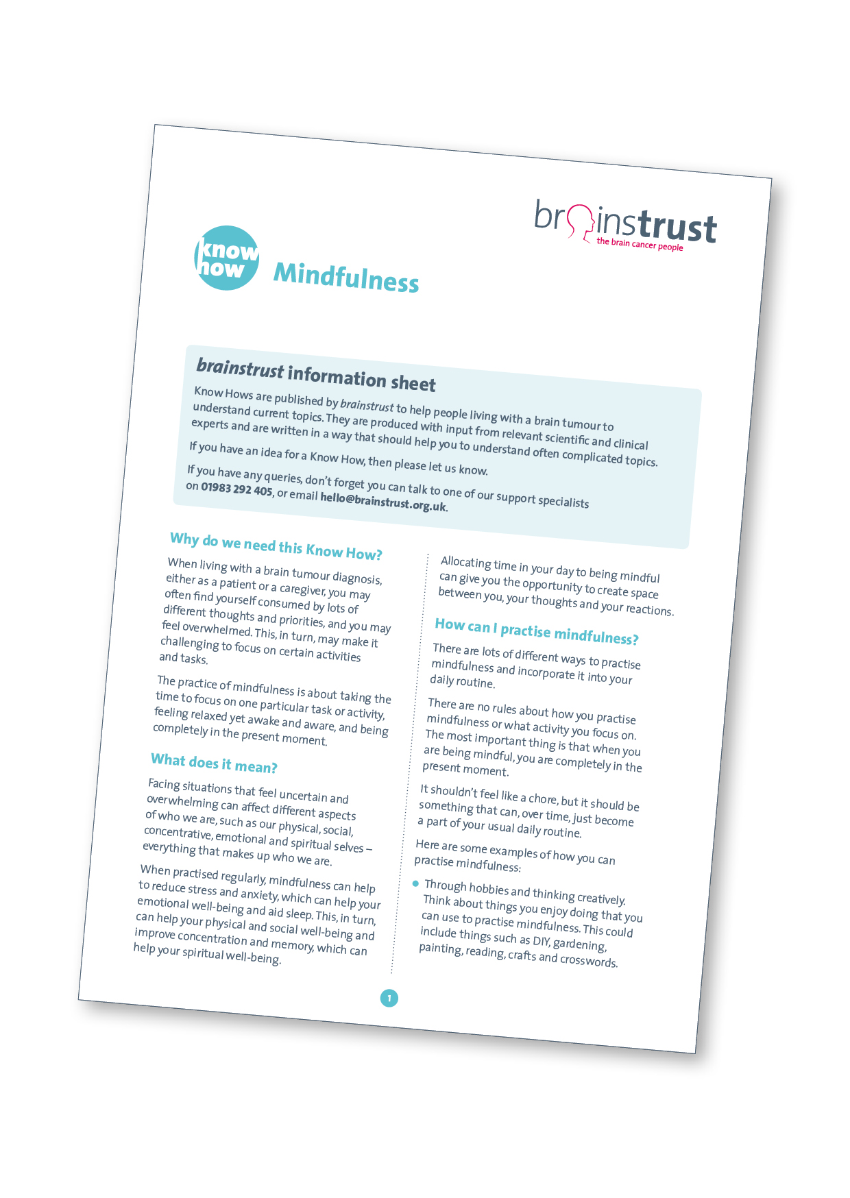 brainstrust know hows mindfulness