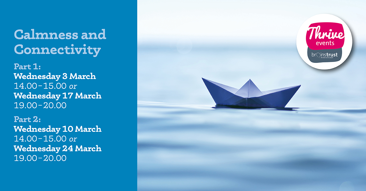 Calmness and Connectivity webinars, 3/17 March or 10/24 March