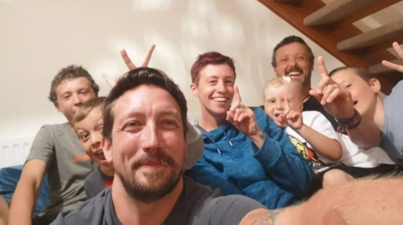 Greg with the Dickenson family