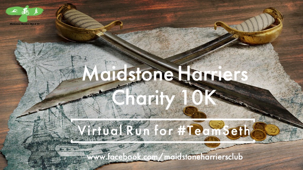 maidstone harriers virtual run poster