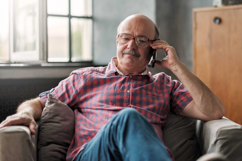 man on phone scaled