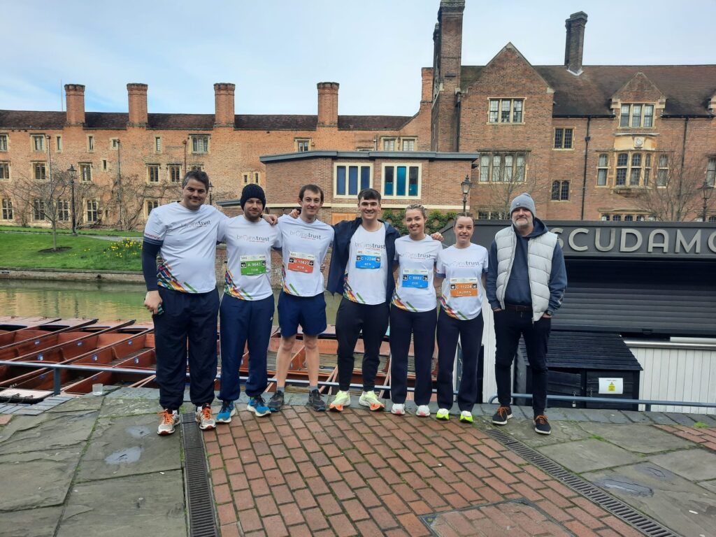 Cambridge half, brain tumour charity